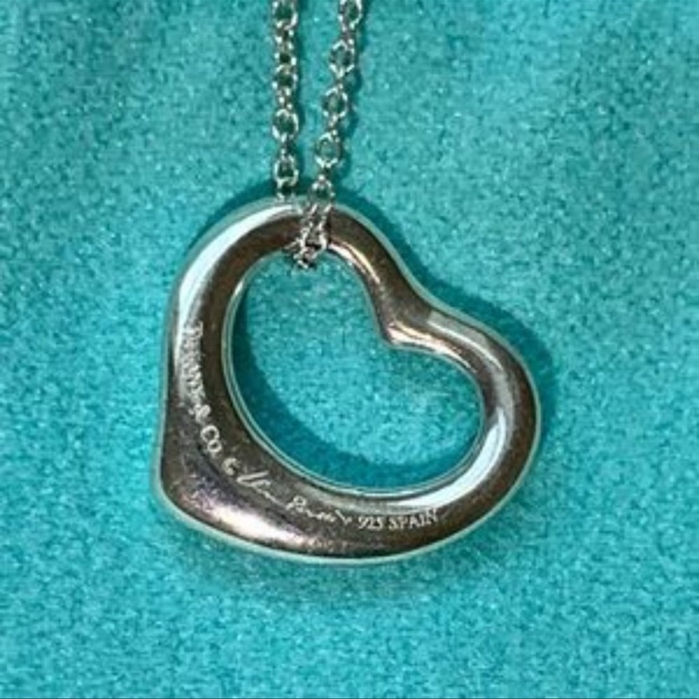 Tiffany floating heart necklace.